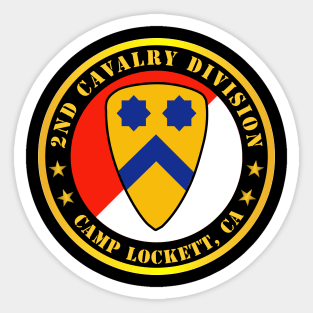 2nd Cavalry Division - Camp Lockett, CA Sticker